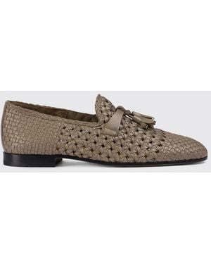 Doucal's Woven Leather Loafers - Multicolour