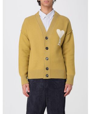 Ami Paris Strickjacke Herren - Gelb