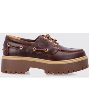 Timberland Stone Street Boat Leather Loafers - Brown