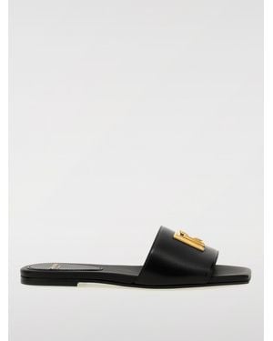 Balmain Flat Sandals - Black