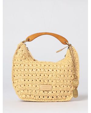 Twinset Raffia Handbag - Metallic