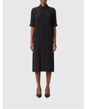 Jil Sander Midi Shirt Dress - Black