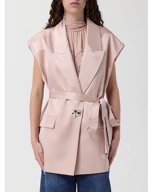 Pinko Satin Robe Vest - Pink