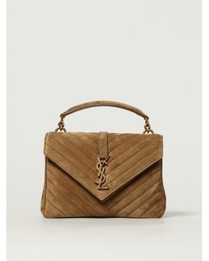 Saint Laurent Borsa College Medium - Marrone