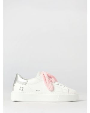 Date Leather Sfera Trainers - Natural