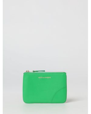 Comme des Garçons Leather Wallet - Green