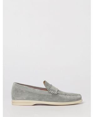 Bally Suede Loafers - White