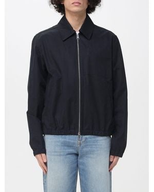 Ami Paris Cotton Bomber Jacket - Blue