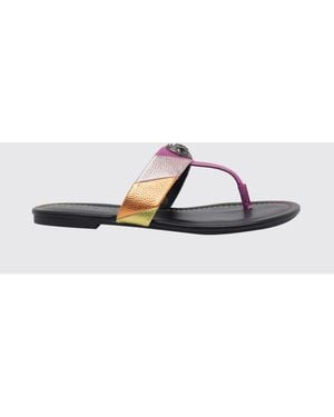 Kurt Geiger Kensington Leather Flip-Flops - White