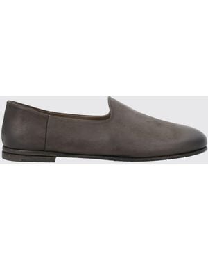 Premiata Aged Calf Leather Penny Loafers - Grey