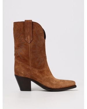 Golden Goose Flat Ankle Boots - Brown