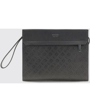 Ferragamo Portemonnaie Herren - Grau