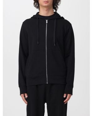 BOSS Cotton Zip-Up Hoodie Sweatshirt With Drawstring - Blue