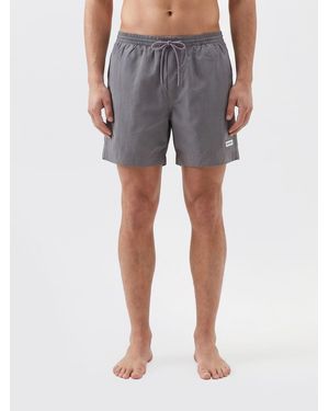 Woolrich Nylon-Badeshorts - Grau