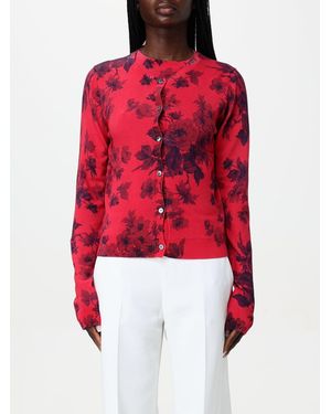 N°21 Cardigan A Girocollo - Rosso