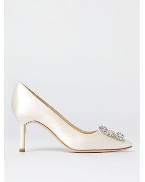 Manolo Blahnik Schuhe Damen - Weiß