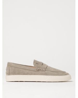 Tod's Suede Loafers - Natural