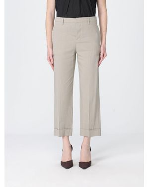 Tela Andrew Cropped Linen Blend Trousers - Grey