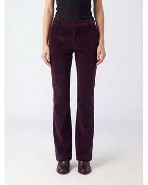 PT Torino Flared Chino Trousers - Purple