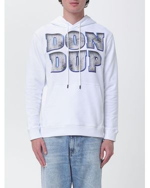 Dondup Cotton Hoodie With Logo - White