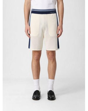 CASABLANCA Cotton And Wool Blend Shorts - Natural