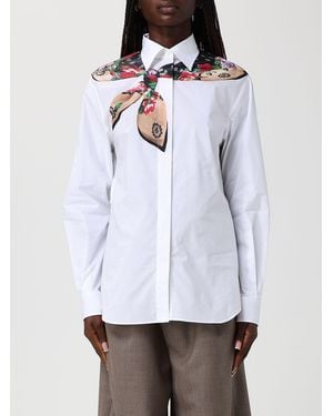 Moschino Printed Cotton Shirt - White