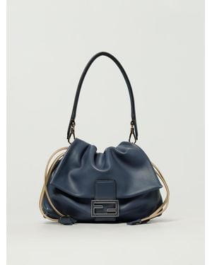 Fendi Sac Porté Épaule Femme - Bleu