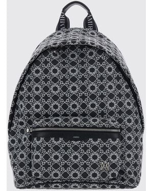 Amiri Mochila Ma Quad De Poliéster Con Logo En Contraste - Gris