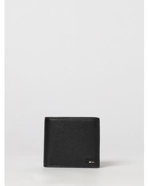 BOSS Cartera Horizontal De Piel Sintética Granulada Con Monedero - Blanco