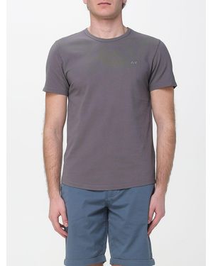 Sun 68 Basic Cotton T-Shirt - Grey