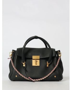Thom Browne Mrs.Thom Grained Leather Bag - Black