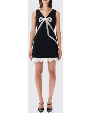 Self-Portrait Dress - Black