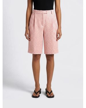 Tagliatore Tweed Shorts - Pink