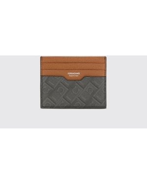 Ferragamo Portemonnaie Herren - Weiß