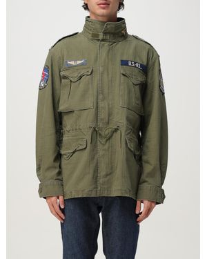 Polo Ralph Lauren The Iconic Military Jacket With Logo - Green