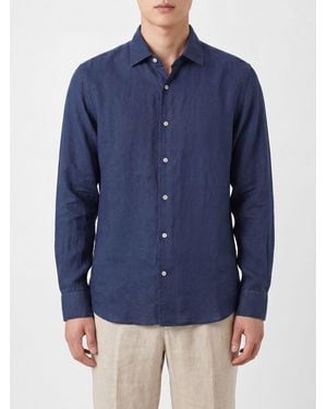 MC2 Saint Barth Linen Shirt - Blue