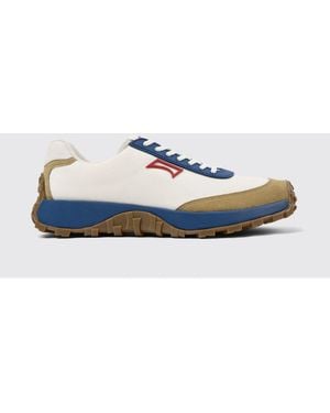 Camper Drift Trail Recycled Fabric And Suede Sneakers - White