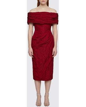 Magda Butrym Cotton Midi Dress - Red