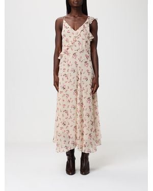 Isabel Marant Floral Viscose Dress - Natural