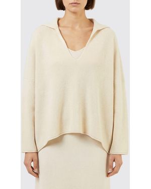 Alanui Cashmere Knit Polo Shirt - Natural