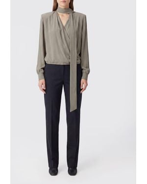 FEDERICA TOSI Silk Blouse - Grey