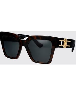 Versace Stylish Eyewear With Non-Polarized Lenses For Enhanced Clarity And Eye Protection - Black