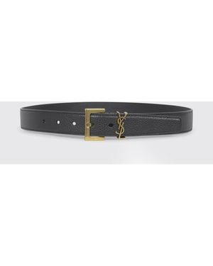 Saint Laurent Belt - White