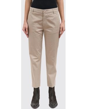 Dondup Cropped Trousers - Natural