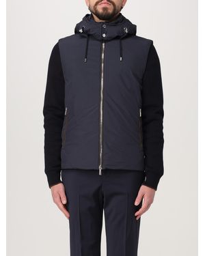 Moorer Evan-Stp Hooded Polyester Jacket - Blue