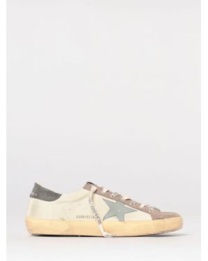 Golden Goose Super-Star Used Leather Trainers - Natural