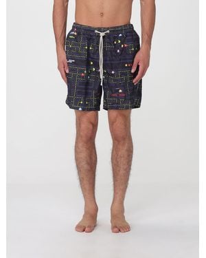 MC2 Saint Barth Graphic Print Polyester Swim Shorts - Blue