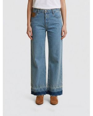 La Martina Wide Leg Jeans - Blue