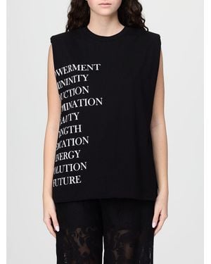 Elisabetta Franchi Cotton T-Shirt - Black