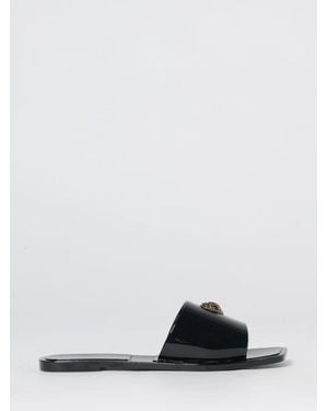 Kurt Geiger Maddison Pvc Slide Sandals With Square Toe - White